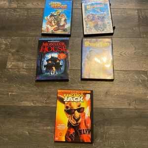 Lot‎ of 5 Children's DVDS